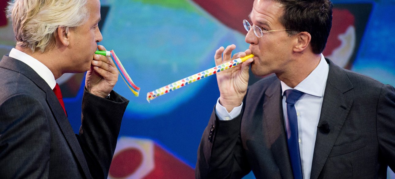 Марк Рютте и Герт Вилдерс / Фото: metronieuws.nl