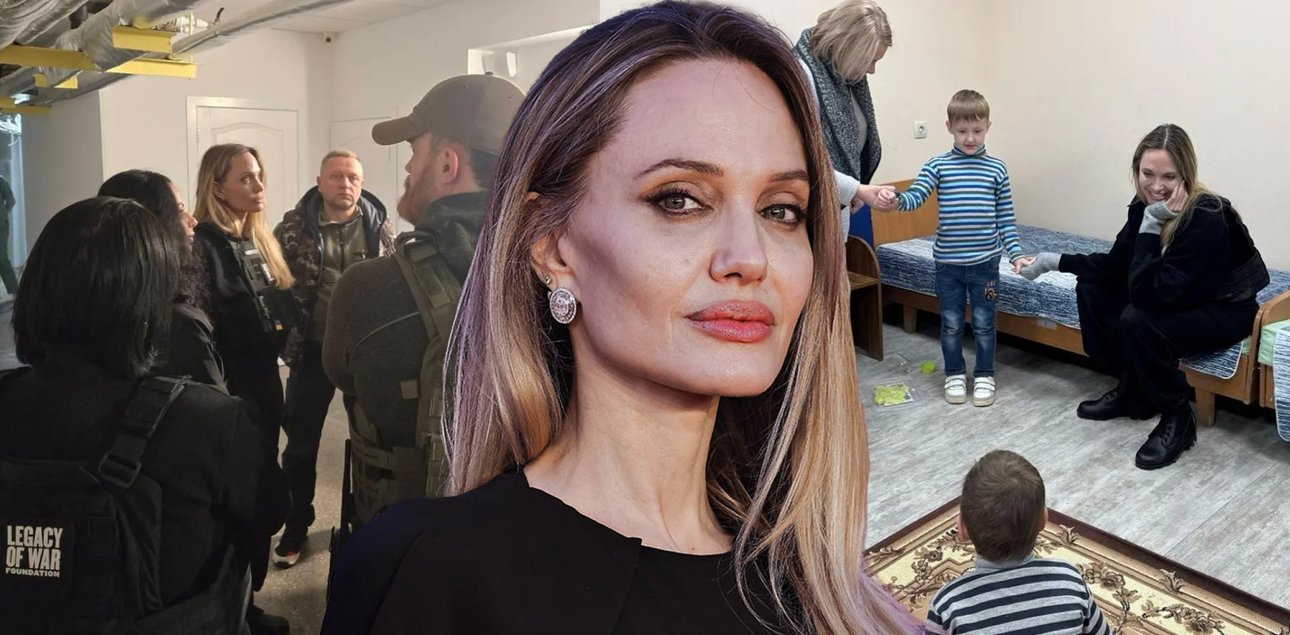 Актриса Анджелина Джоли в Украине: звезда посетила Херсон