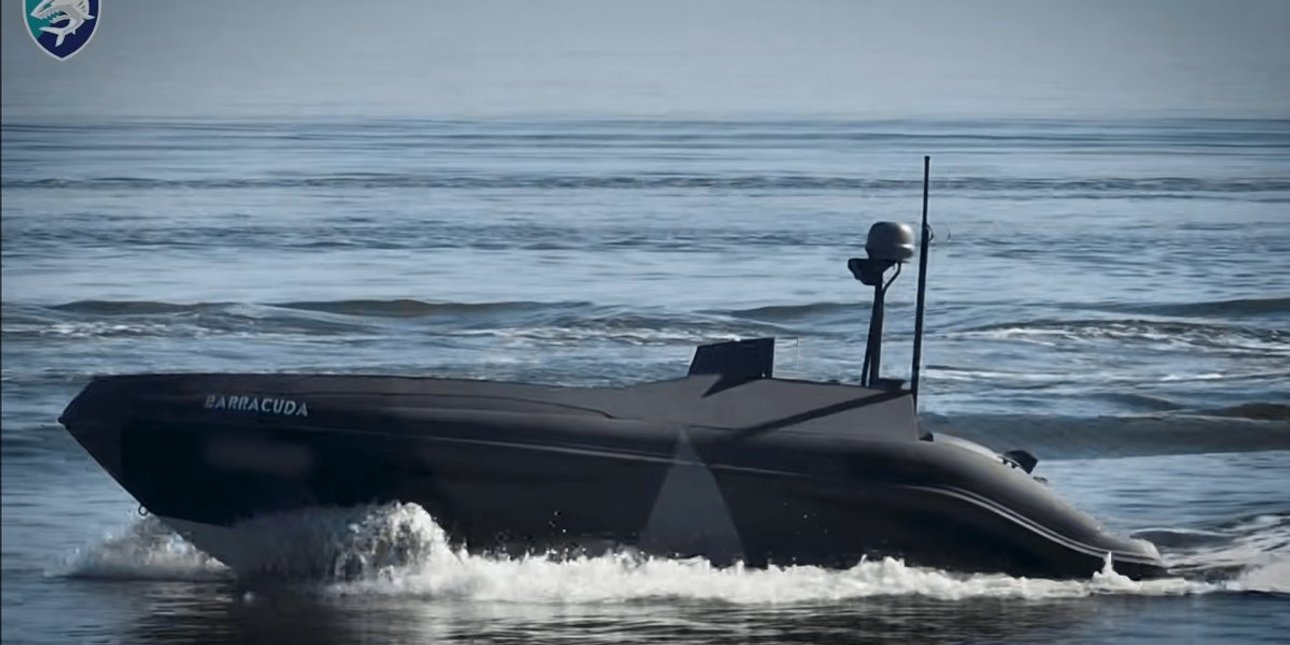 Украинский морской дрон Barracuda