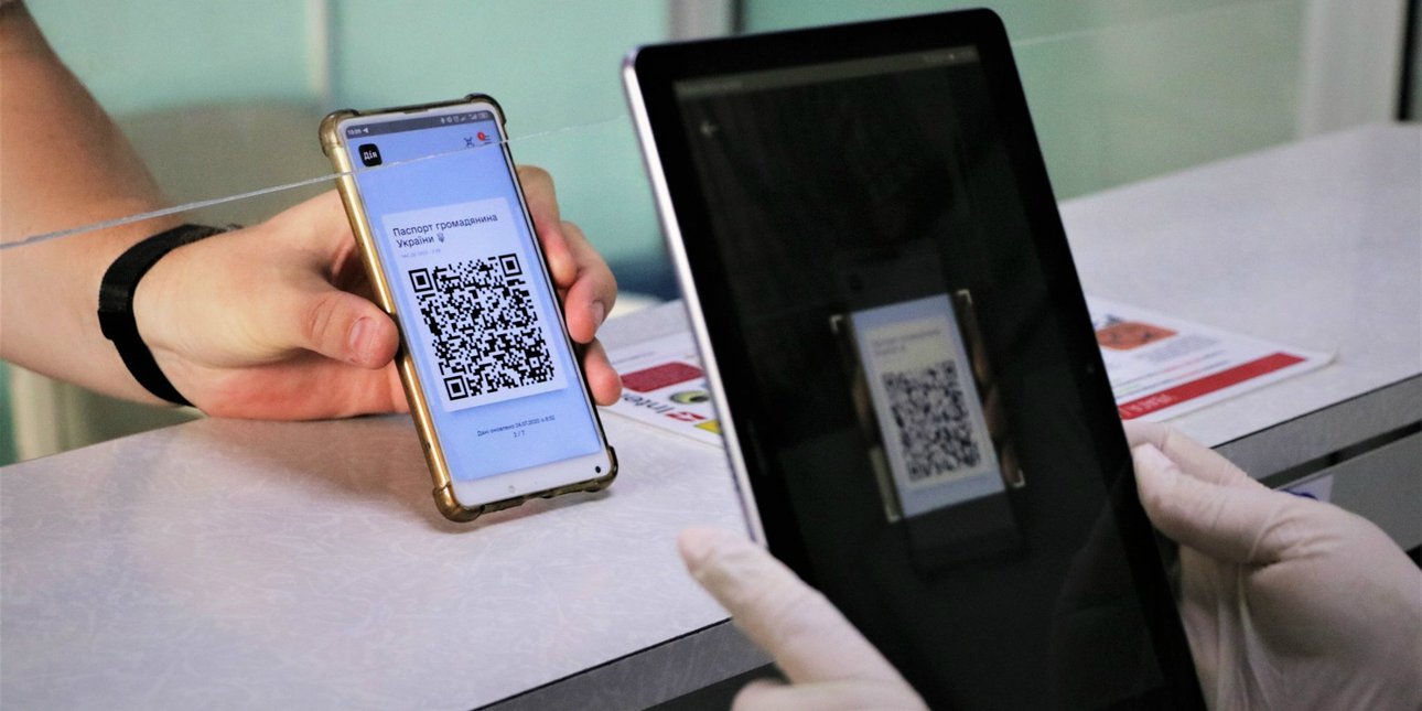 приложение Дія в смартфоне и планшете