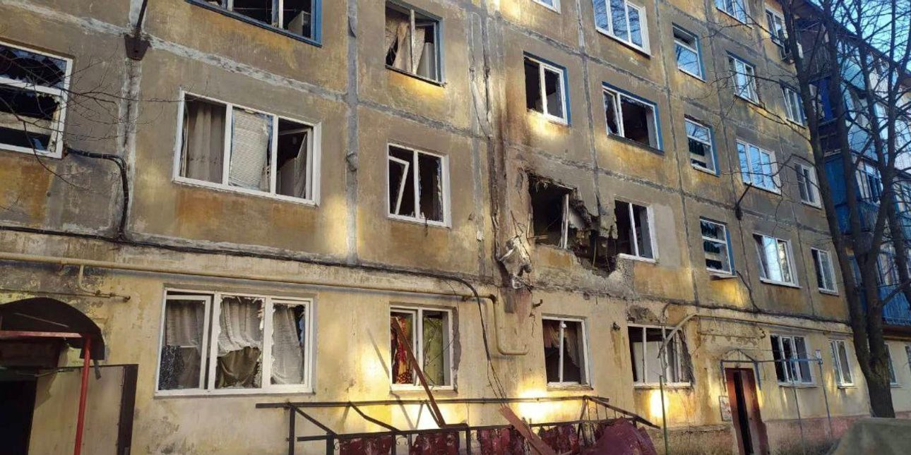 вугледар, будинок, обстріл