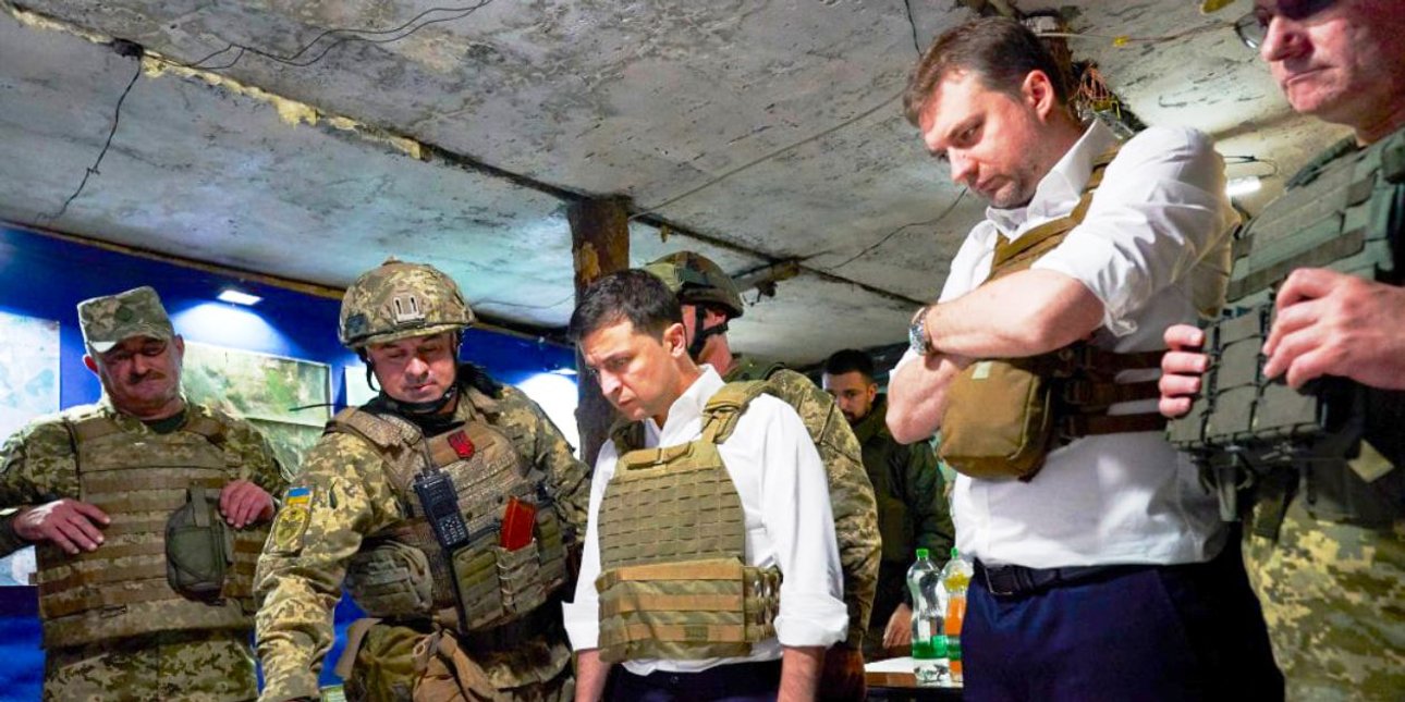 Совещание президента Зеленского с украинскими военными