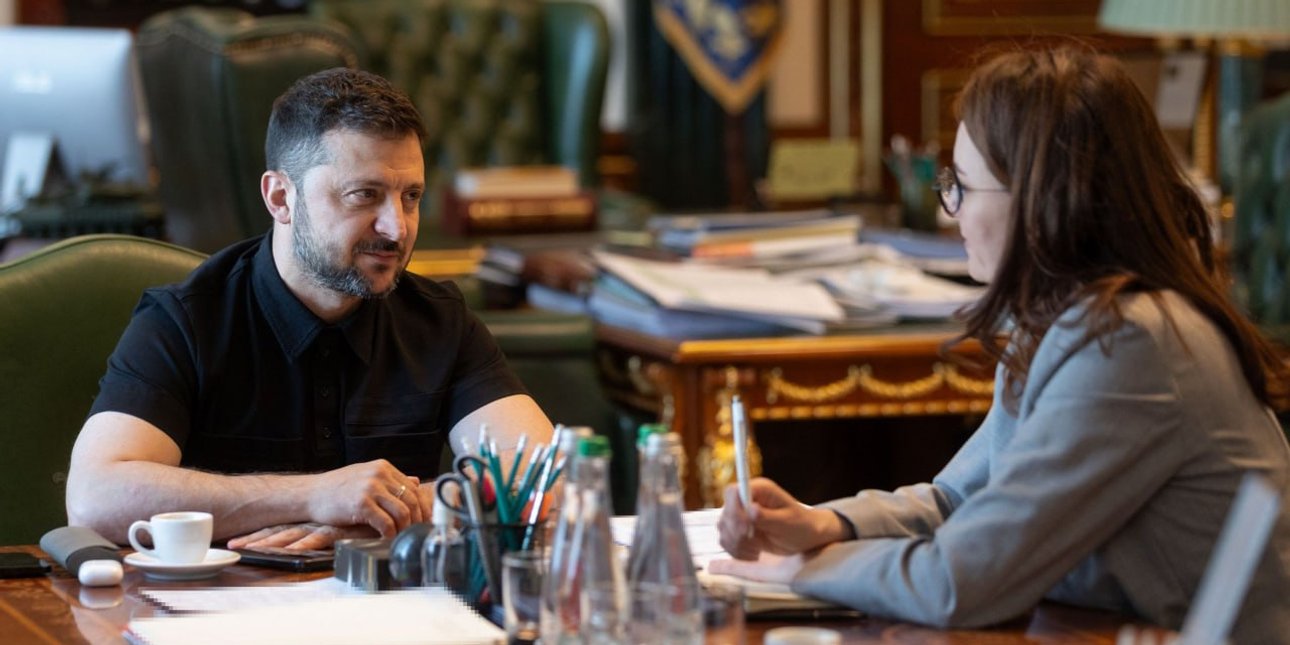 Свириденко у кабнiетi Зеленського
