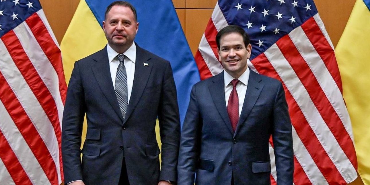 Ермак и Рубио на переговорах в Женеве