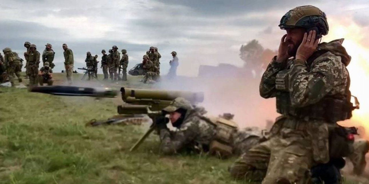 Бійці ЗСУ ведуть бій