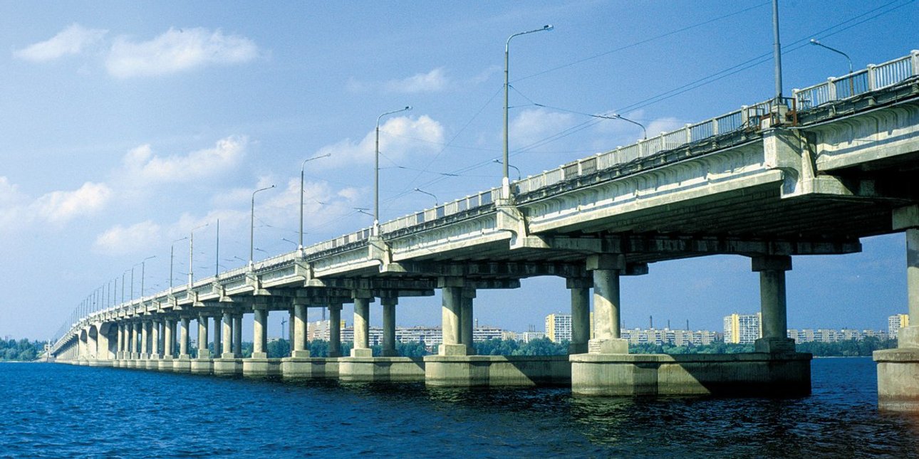 Мост Патона в городе Киеве