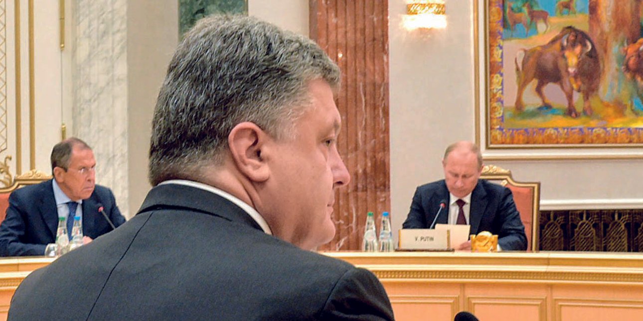 Петр Порошенко на переговорах с Россией и ЕС / Фото: УНИАН