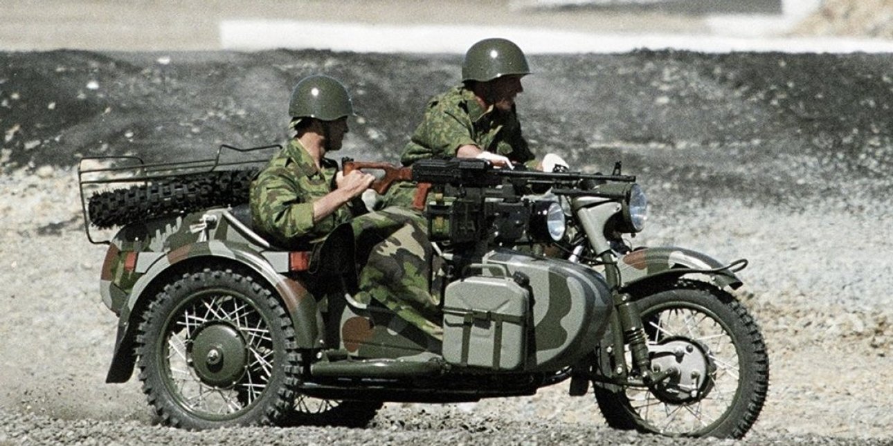 мотоцикл, солдаты, россия