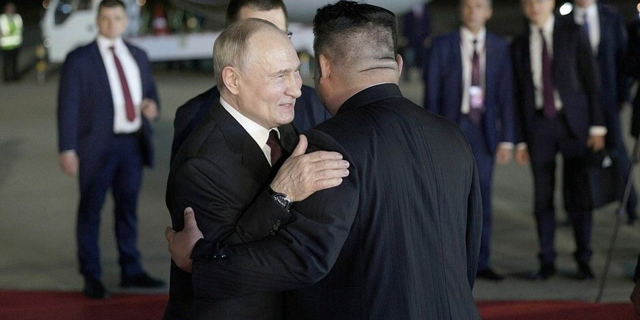 Путин, Ким Чен Ын, Россия, КНДР