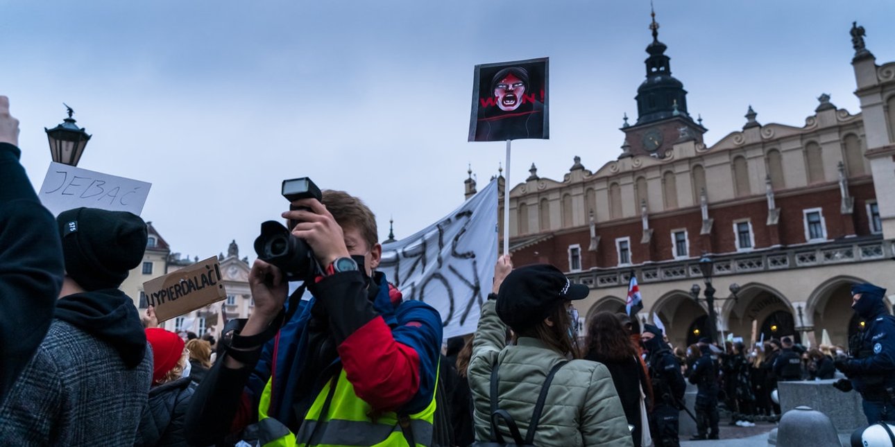 Варшава, Польша, митинг в Варшаве, протесты в Польше