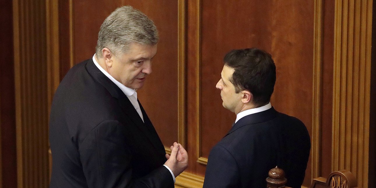 Порошенко, Зеленский