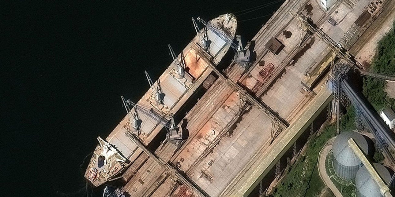 Корабль, зерно, порт, украденное зерно, россияне, севастополь, крым