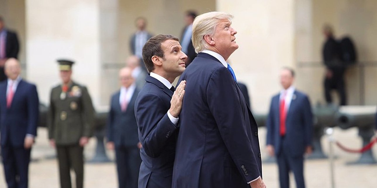 Зустріч Макрона і Трампа
