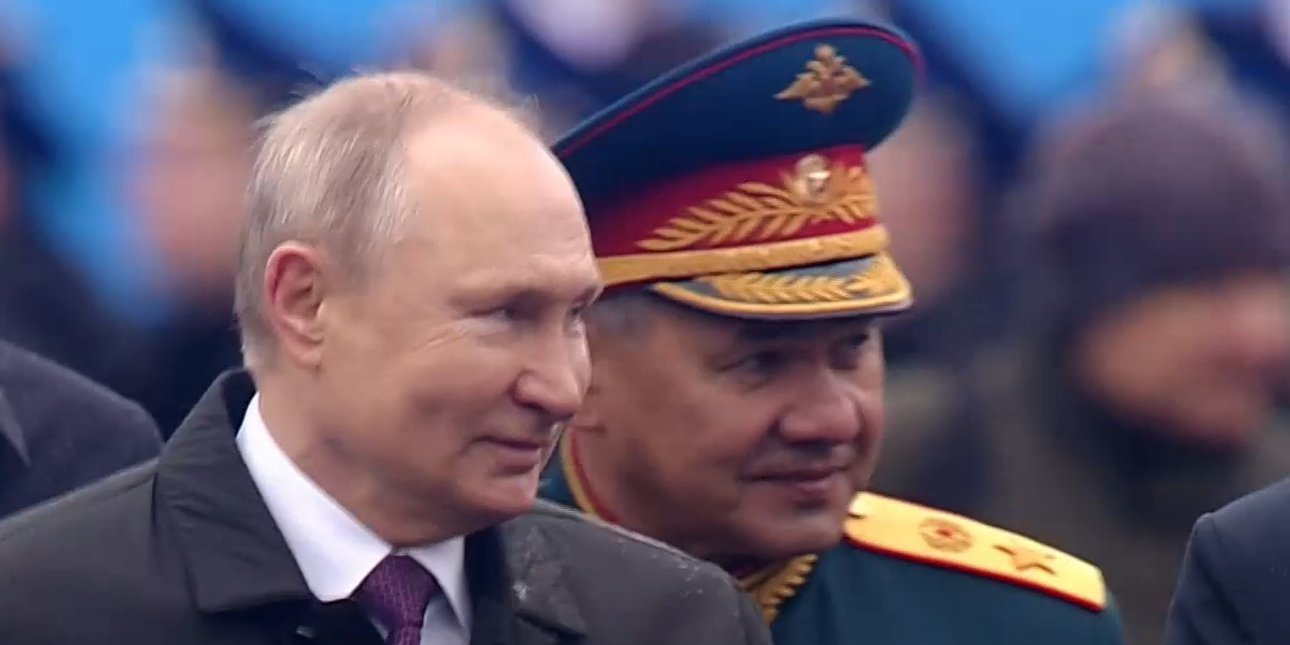 Путин, Шойгу, Россия