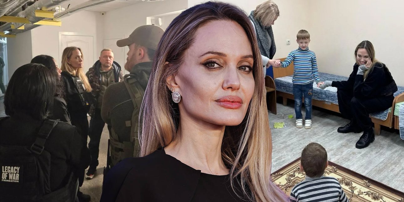 Актриса Анджелина Джоли в Украине: звезда посетила Херсон