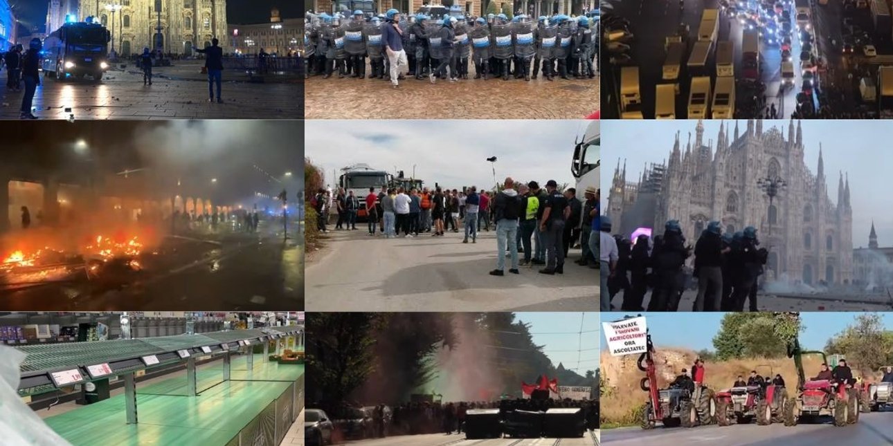 Протесты в Италии, Протесты 2026, социальный протест