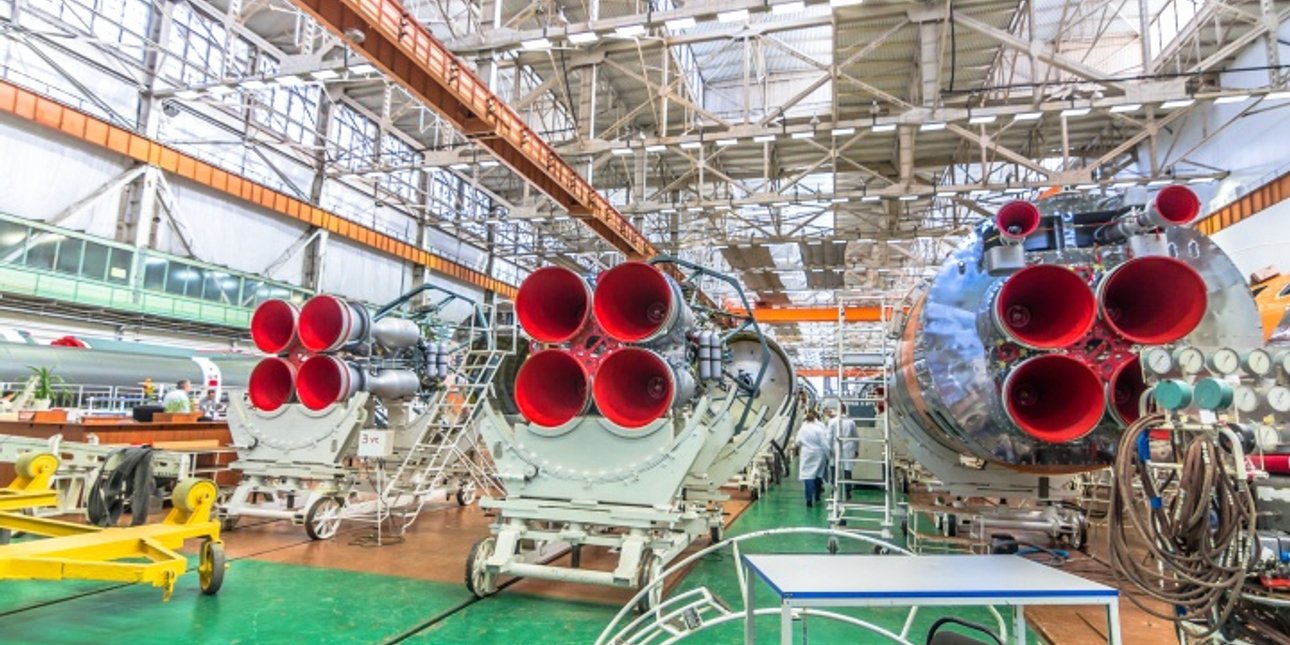 Завод по производству российских ракет "Прогресс"