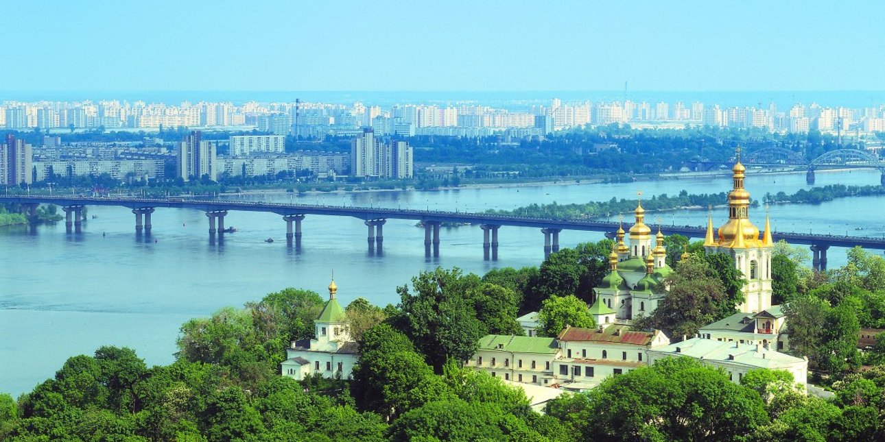 мост, киев, лавра