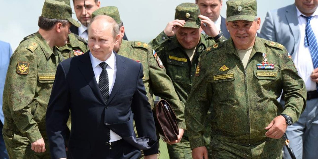 Владимир Путин Сергей Шойгу, вс рф, военные