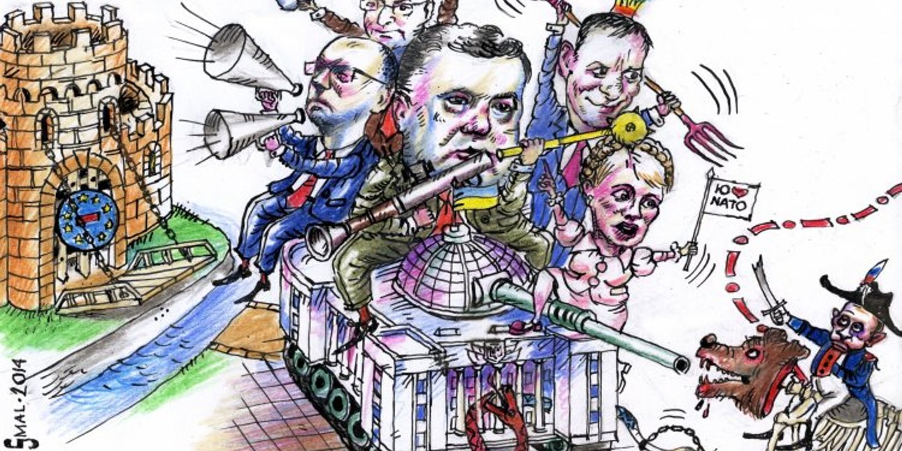 Карикатура Олега Смаля, УНИАН