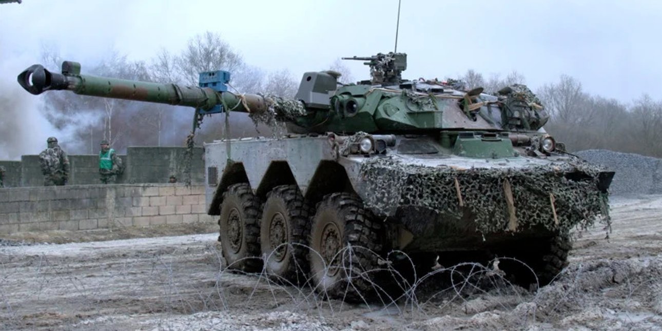 AMX-10 RC, колесный танк