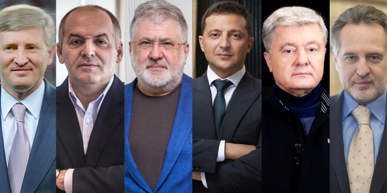 олигархи, Ахметов, Медведчук, Коломойский, Порошенко, Зеленский, Фирташ