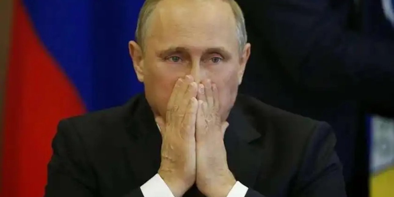 Путін зляканий, Володимир Путін, президент Росії, президент Росії