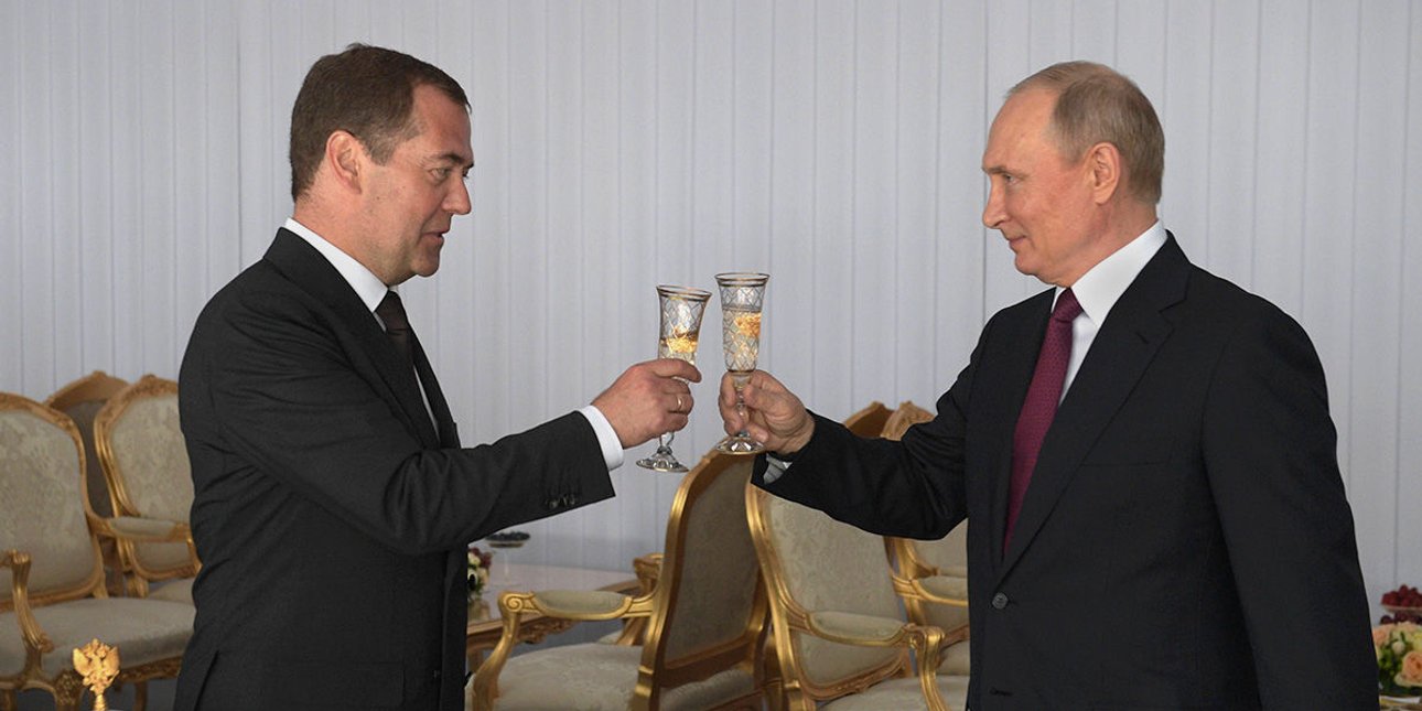 путин, медведев