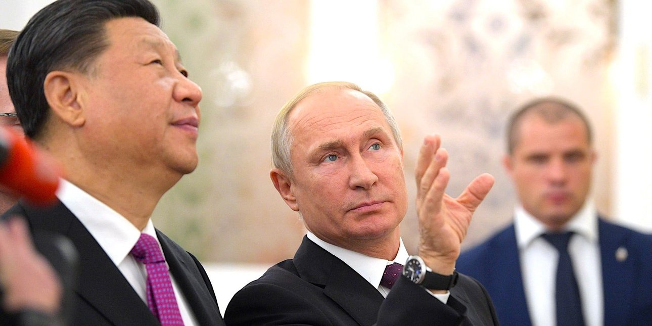 Лідри РФ і КНР Володимир Путін і Сі Цзіньпін