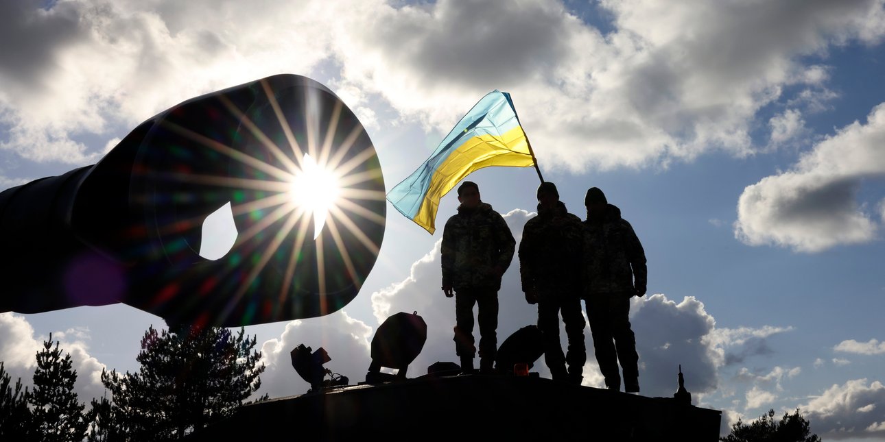 ВСУ, украинская армия, танк, флаг, флаг