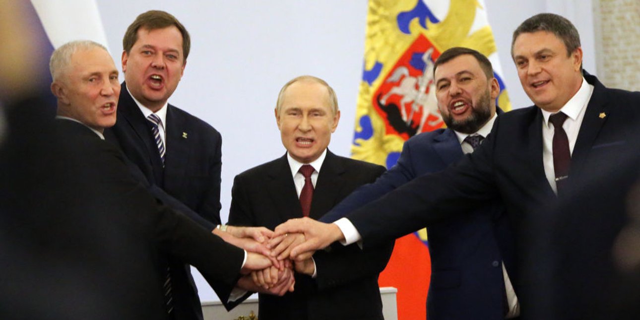 Путин аннексия, Сальдо, Пушилин, Балицкий, Пасечник, россия аннексия