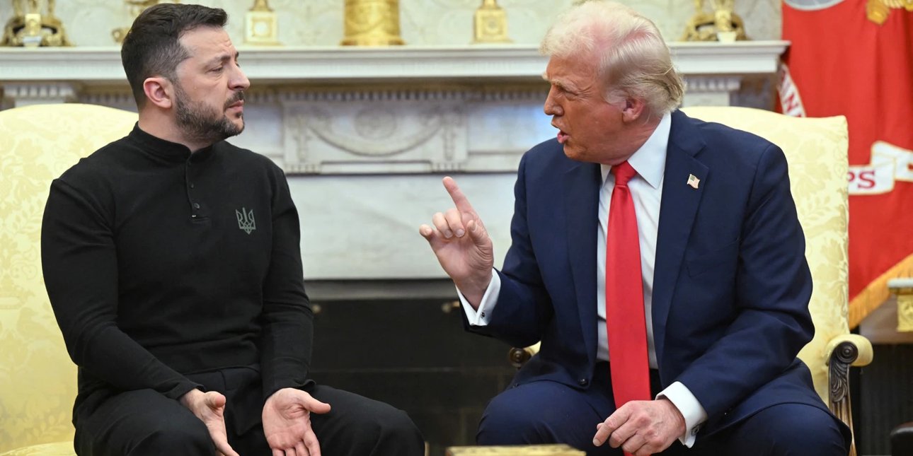 Зеленский и Трамп на переговорах в Овальном кабинете