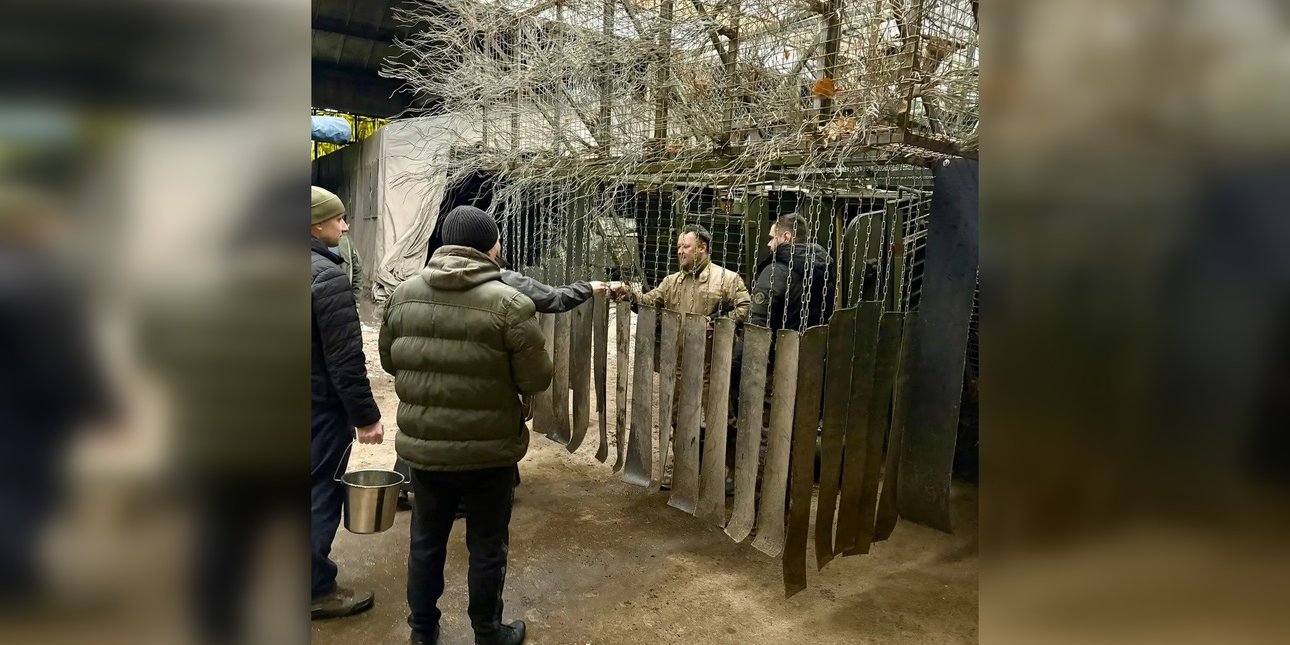 Российский танк с антидроновой защитой "одуванчик"