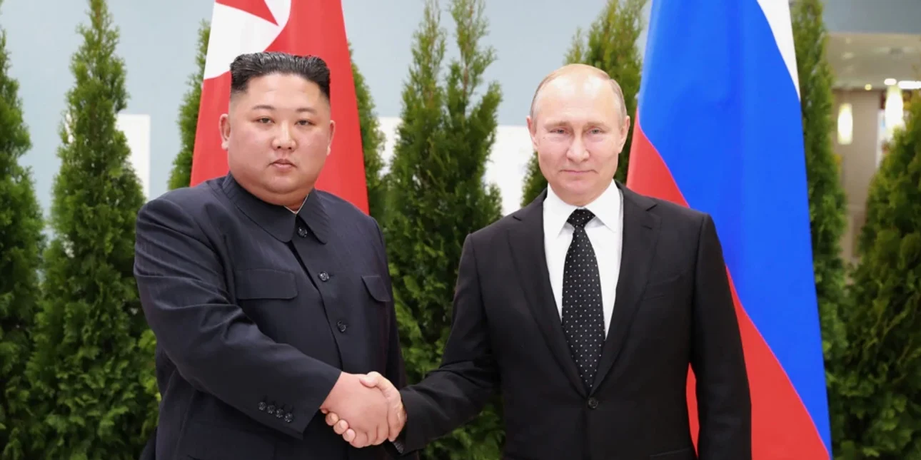 Путин, Ким Чен Ын, Россия, КНДР
