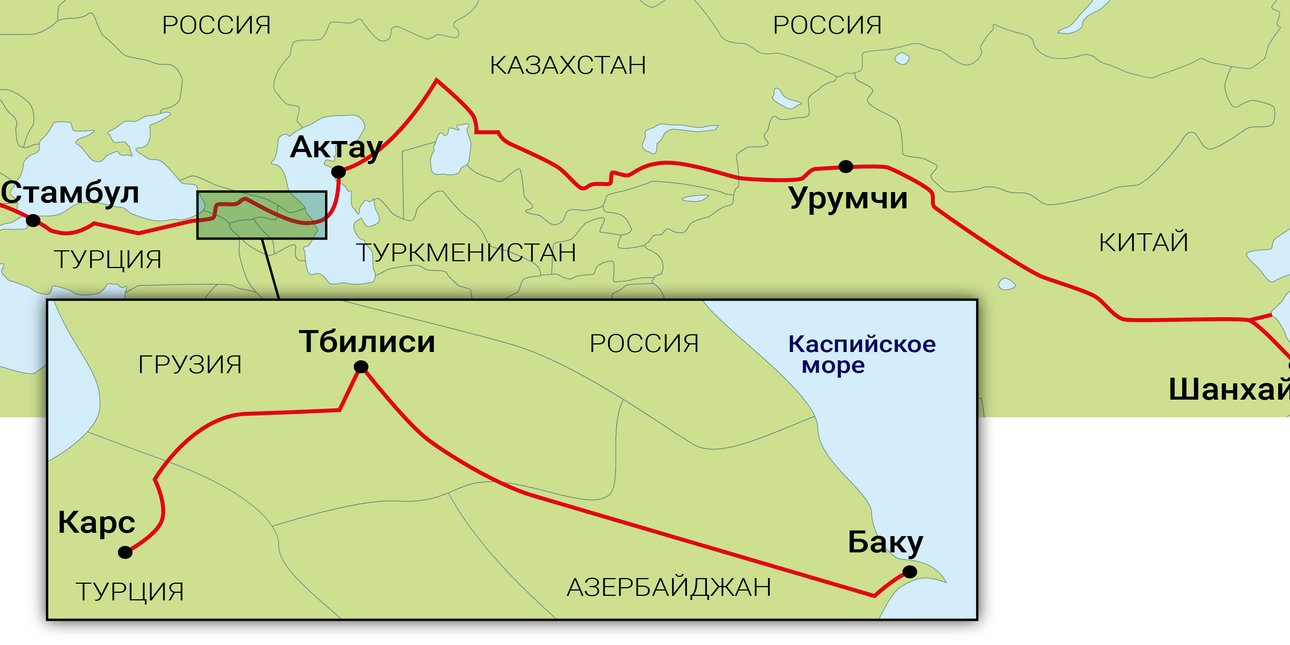 Новый Шелковый путь из Китая в Европу