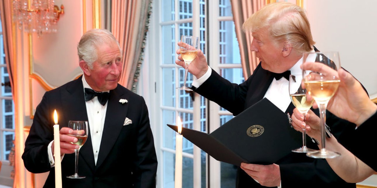 Президент США Трамп і король Великої Британії Карл III