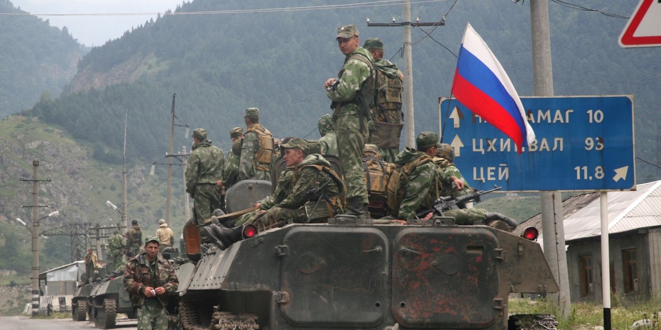 армия РФ, солдаты, Грузия