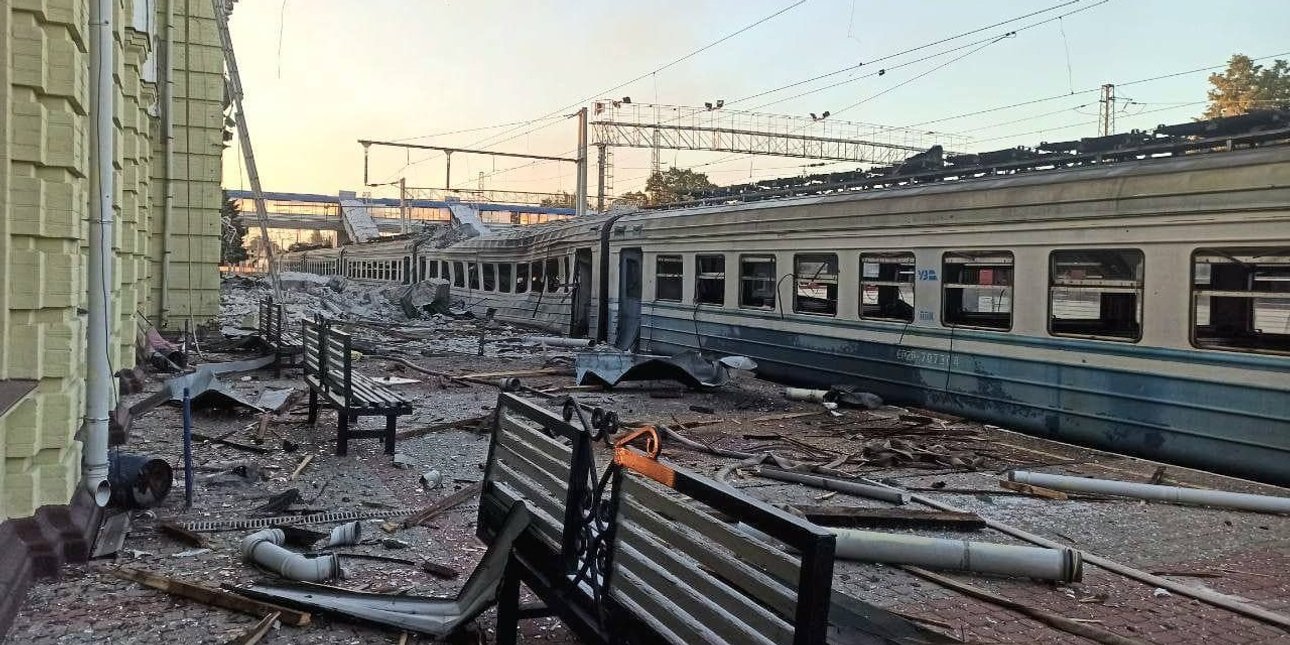 Ракетный удар по объекту Укрзализныци