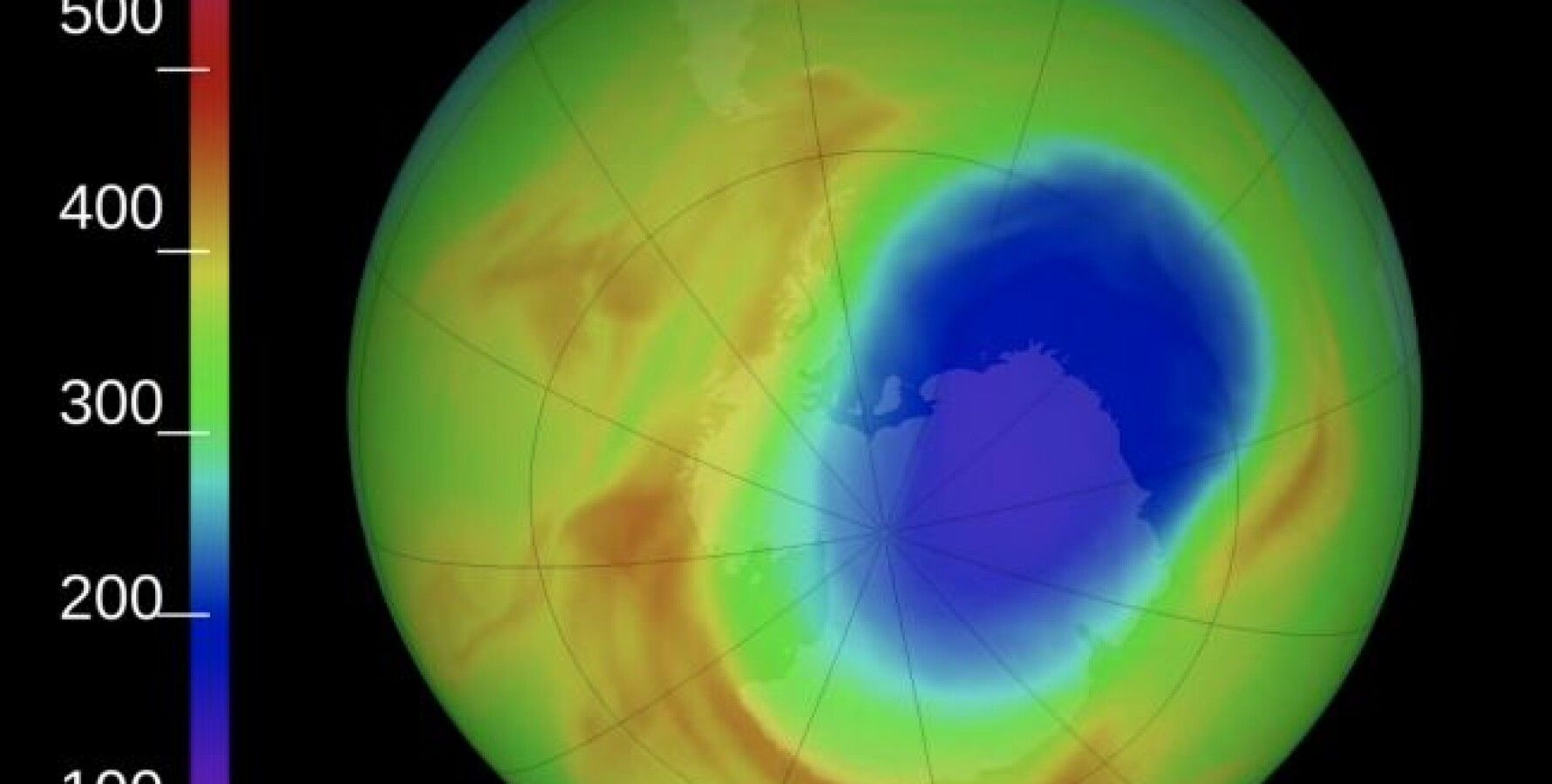 Озоновая дыра над антарктидой фото