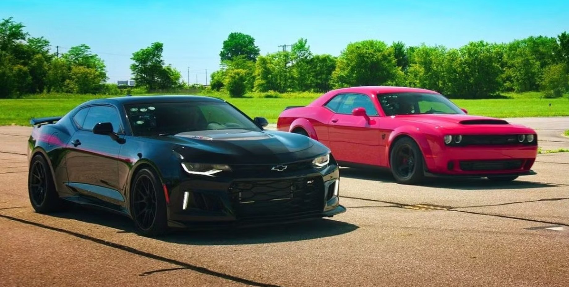 Those are cars. Шевроле Камаро демон. Chevrolet Camaro Exorcist vs dodge Demon. Шевроле Камаро экзорцист и Додж Челленджер демон. Мустанг экзорцист.