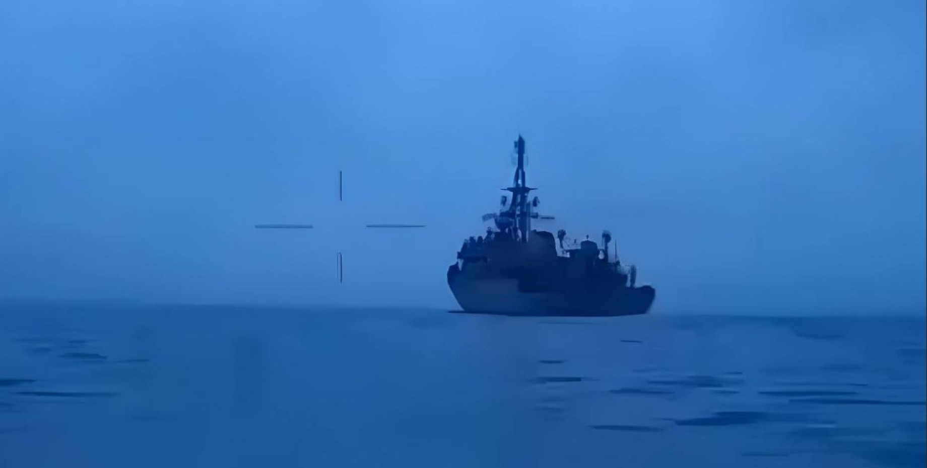 Корабли атакован в черном