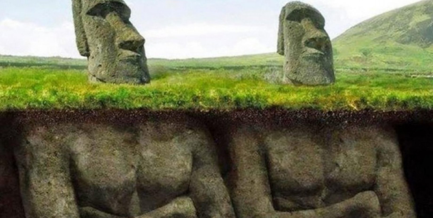 Разгаданные тайны земли. Каменные идолы острова Пасхи. Статуи Моаи. Остров Пасхи статуи Моаи. Истуканы с острова Пасхи и Стоунхендж.