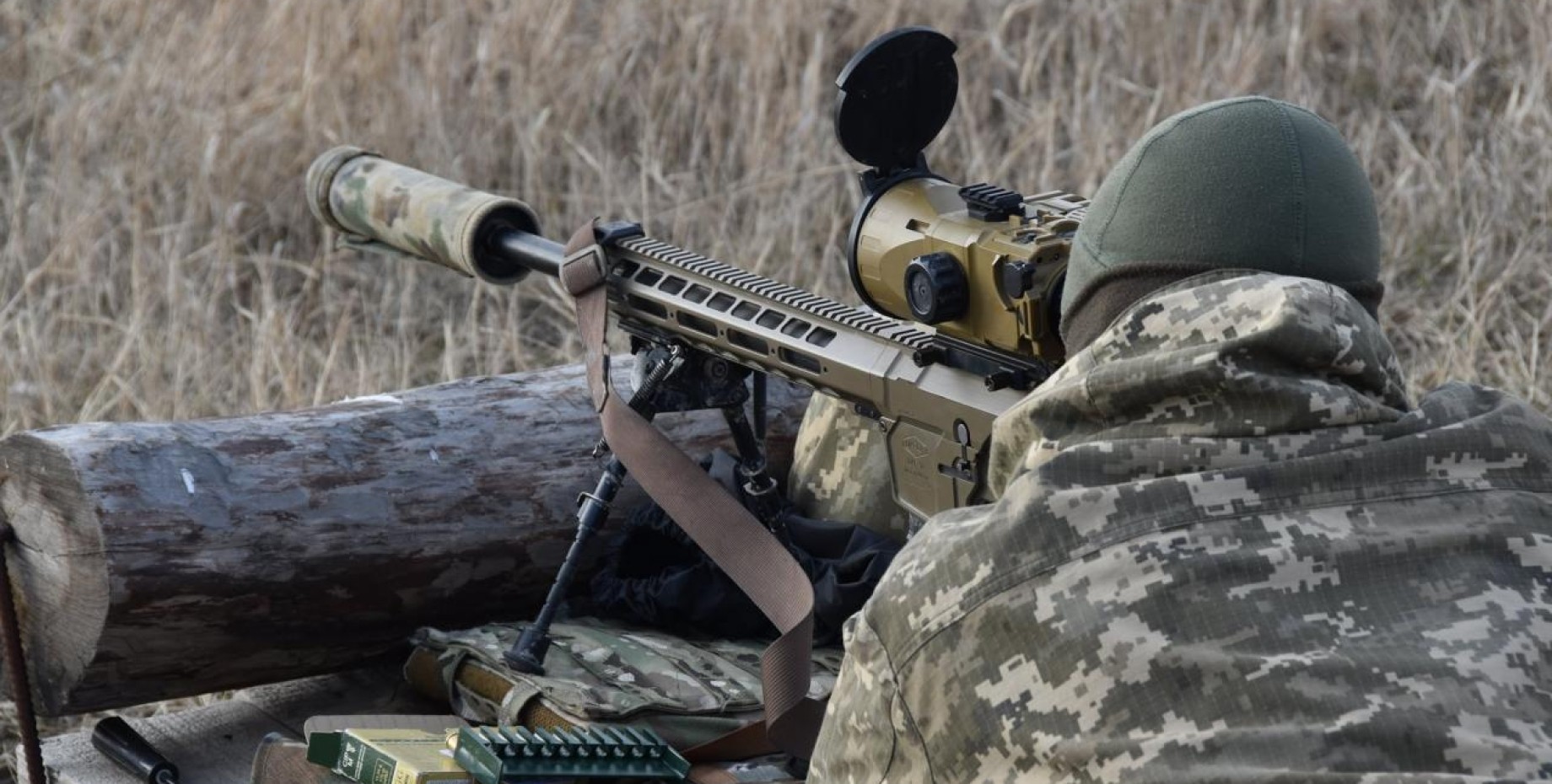 Донбасс молчит. Снайпер ВСУ на Украине. Военный снайпер ВСУ.