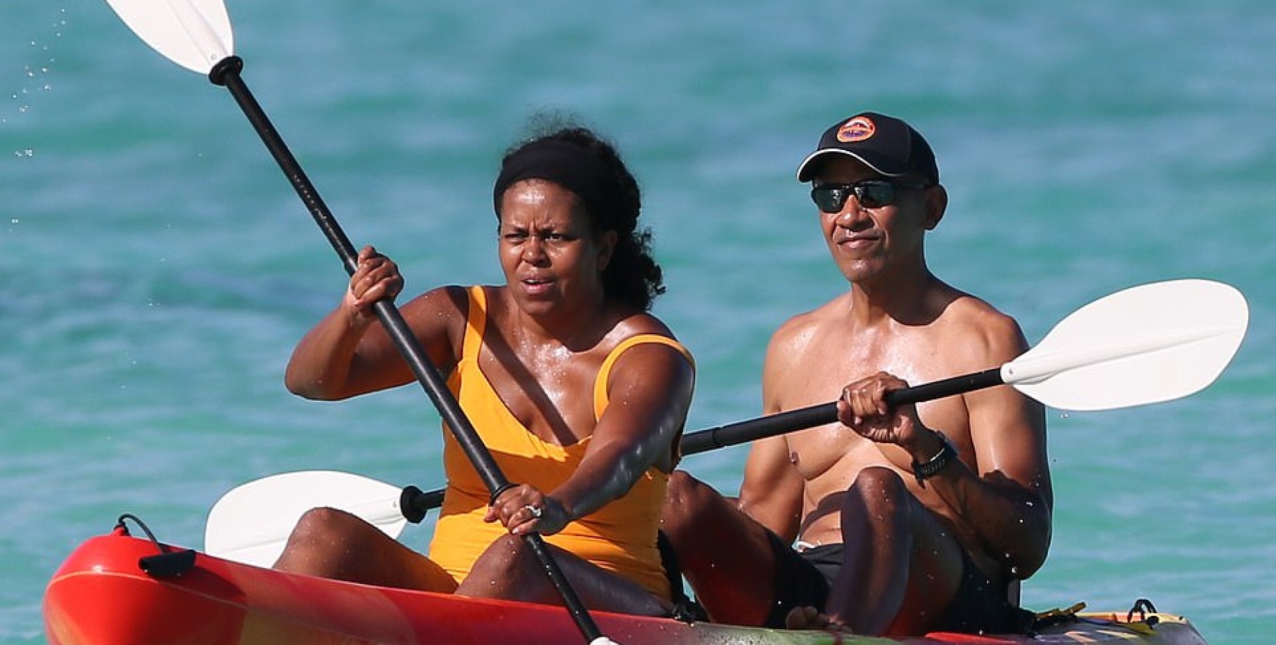Мишель Обама в купальнике