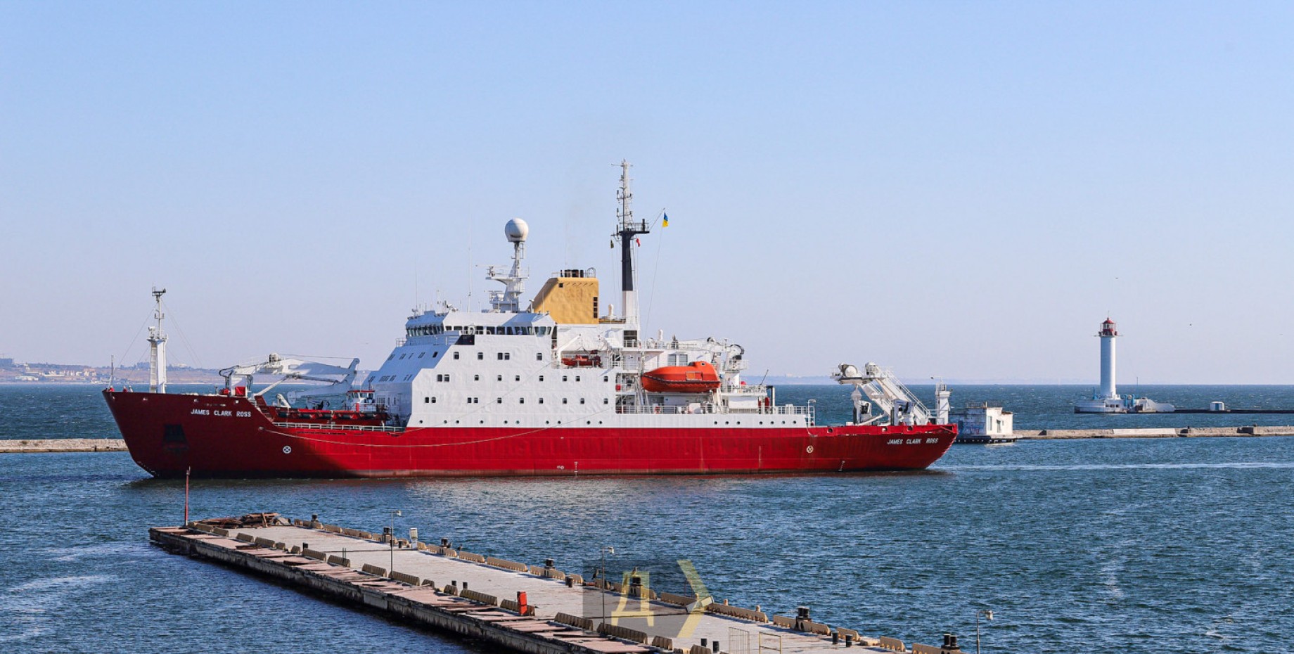 Порт росс. James Clark Ross ледокол. Ледокол Одесса. RRS James Clark Ross.