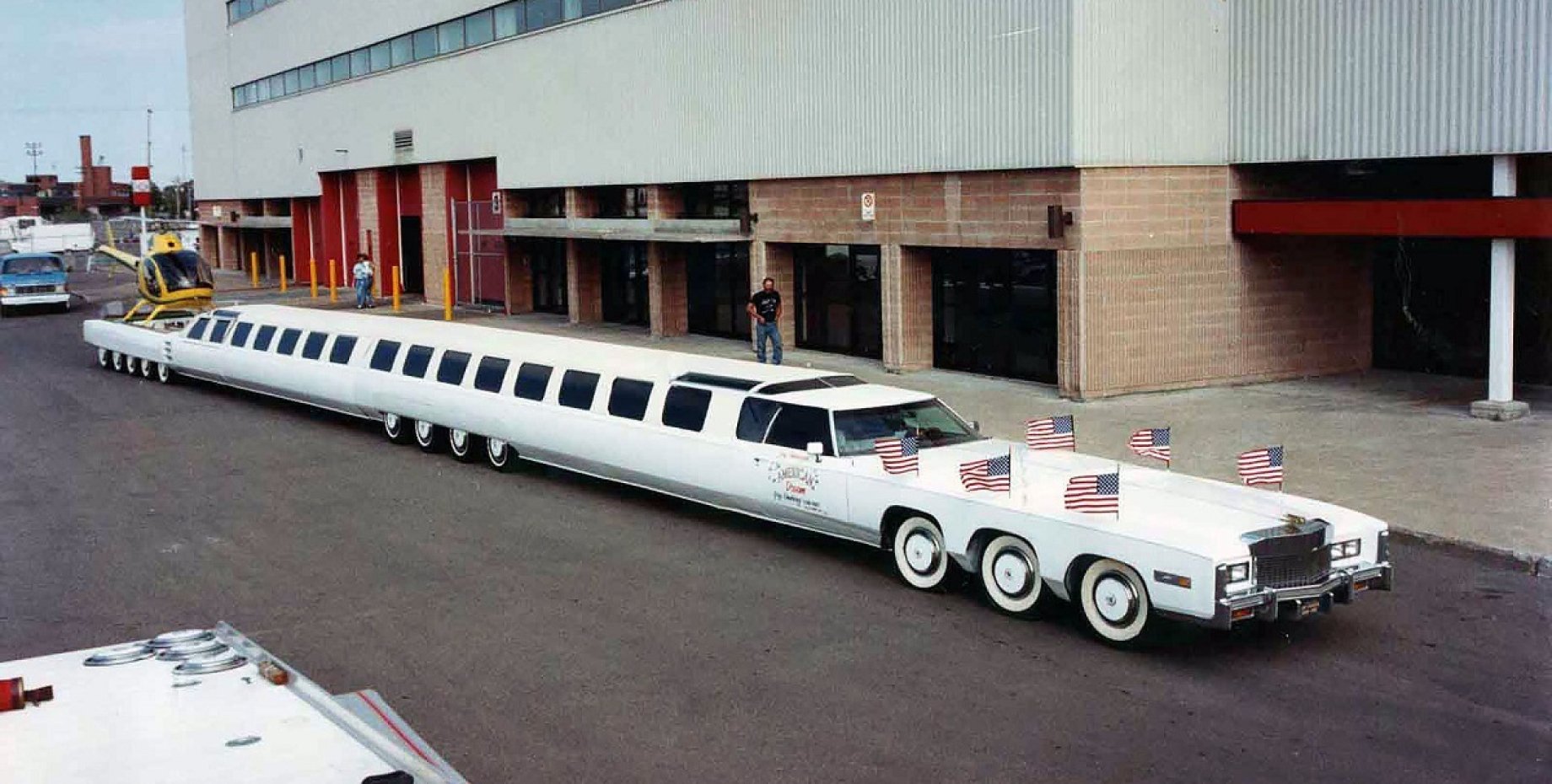 Лимузин The American Dream, The American Dream, самый длинный авто в мире, Cadillac Eldorado, лимузин Cadillac