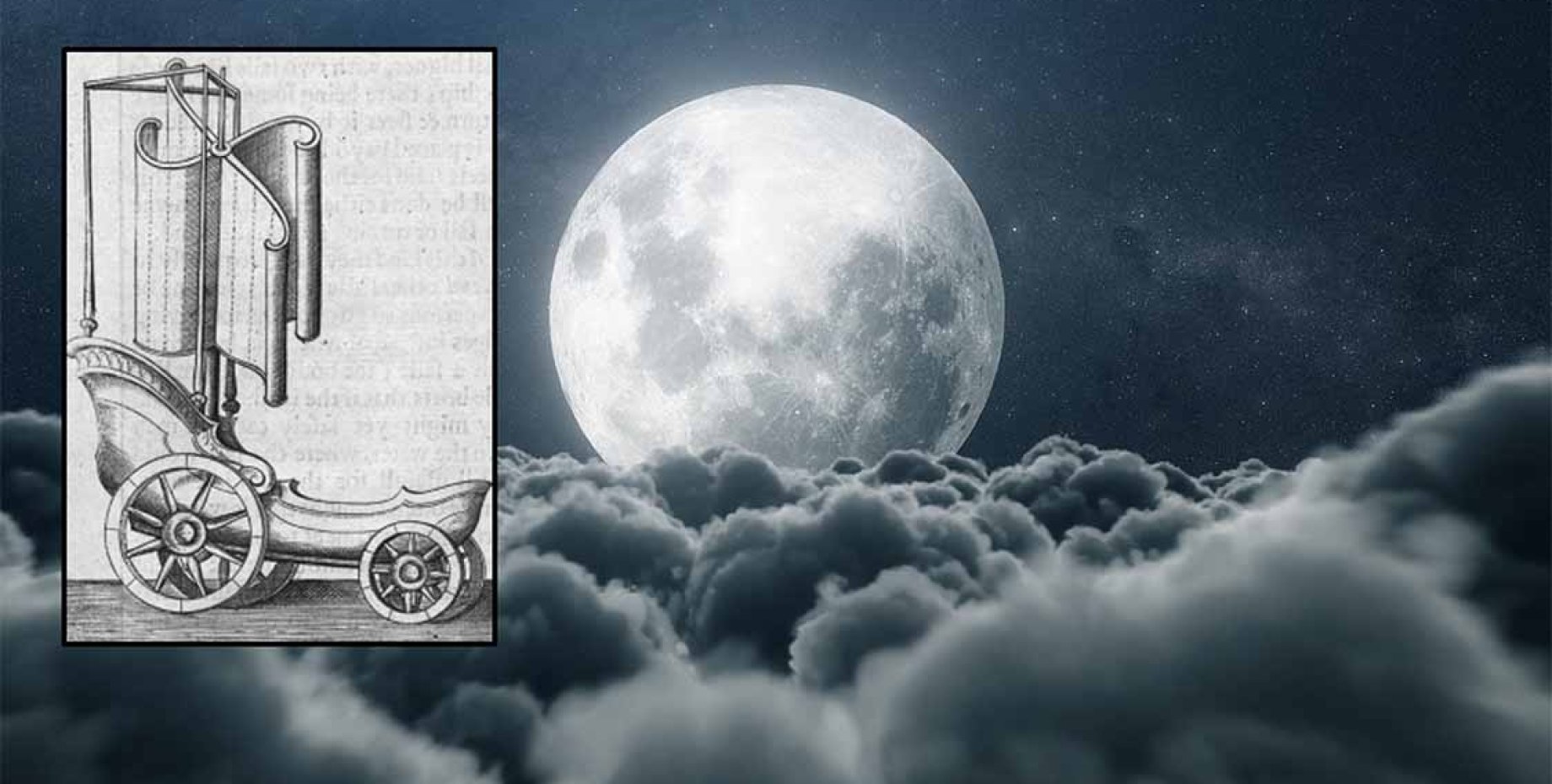 17 апреля лунный. Джон Уилкинс. Лунная колесница. Лунная дорога и корабль. Джон Уилкинс космос.
