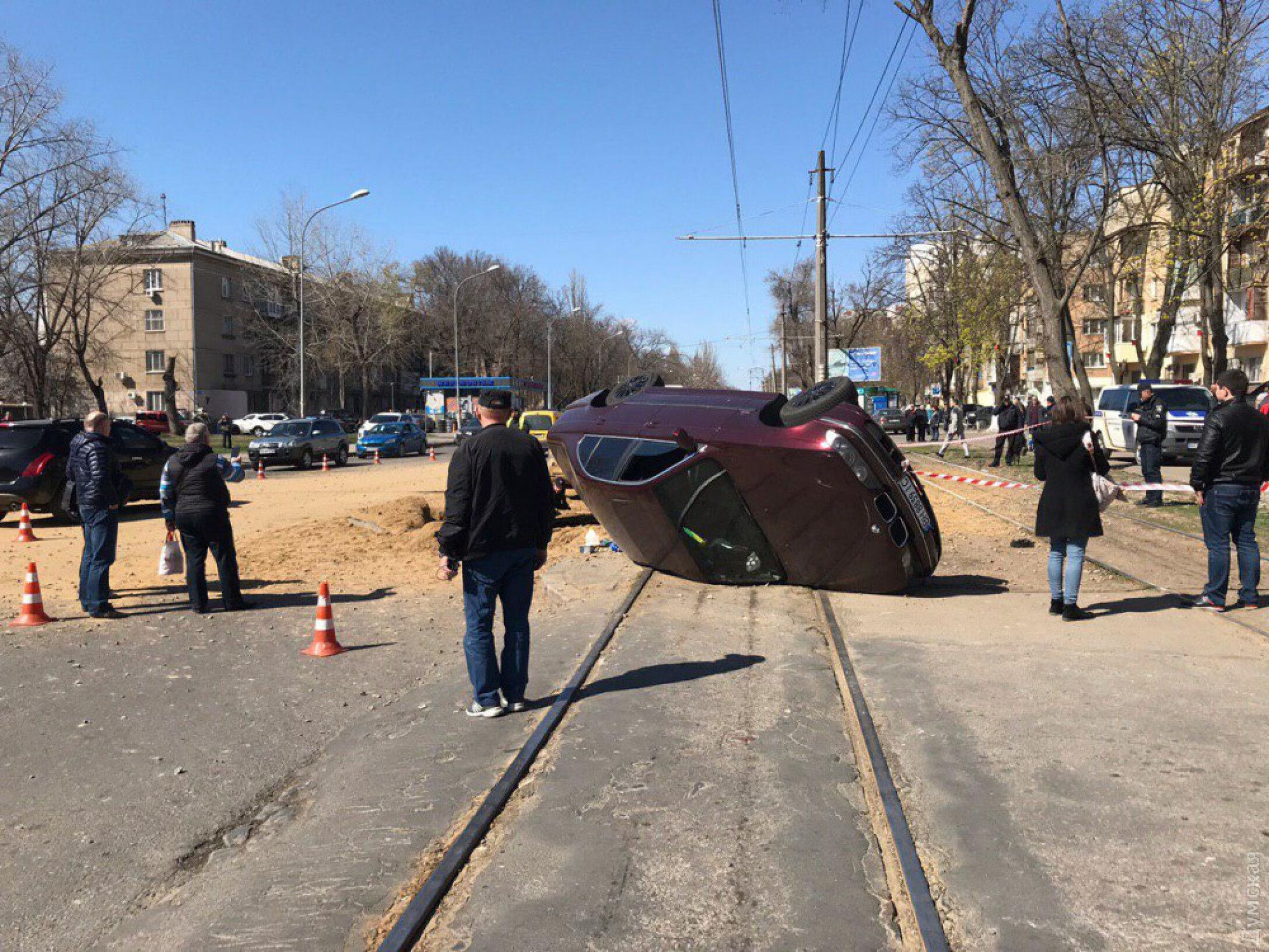 Последствия града на машине