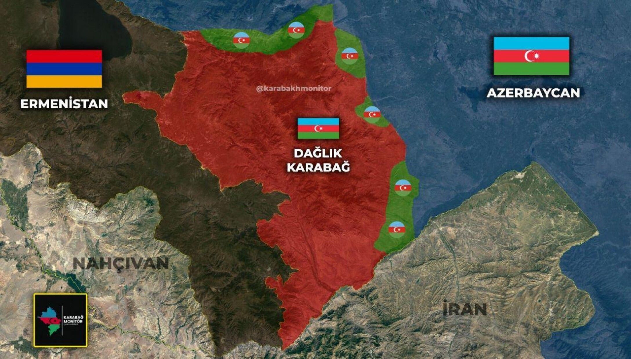 Карта боевых действий в карабахе онлайн нагорном на сегодня