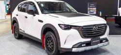 Мощный электрифицированный кроссовер Mazda подготовили к бездорожью (фото)